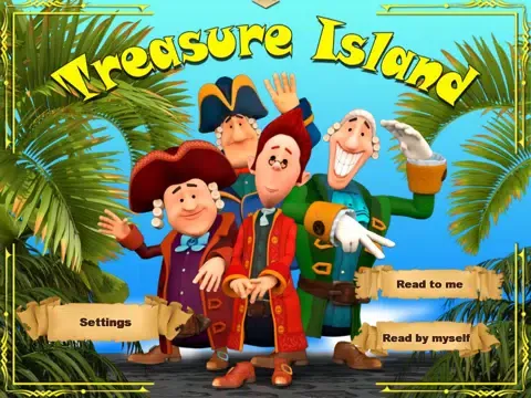 Treasure Island. An Interactive Children`s Book. iPad  Screenshots