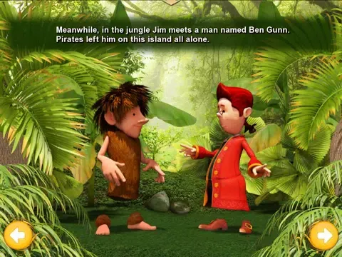 Treasure Island. An Interactive Children`s Book. iPad  Screenshots