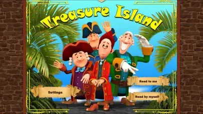 Treasure Island. An Interactive Children`s Book. Screenshots
