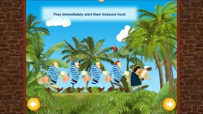 Treasure Island. An Interactive Children`s Book. Screenshots