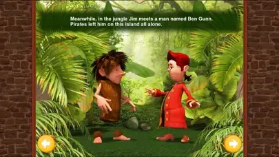 Treasure Island. An Interactive Children`s Book. Screenshots