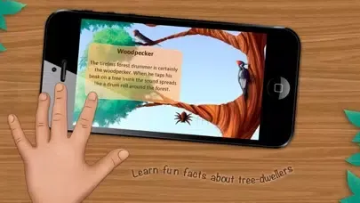 ภาพหน้าจอของ Who Lives in a Tree? An Interactive Children’s Mini-Encyclopedia. Lite Version.