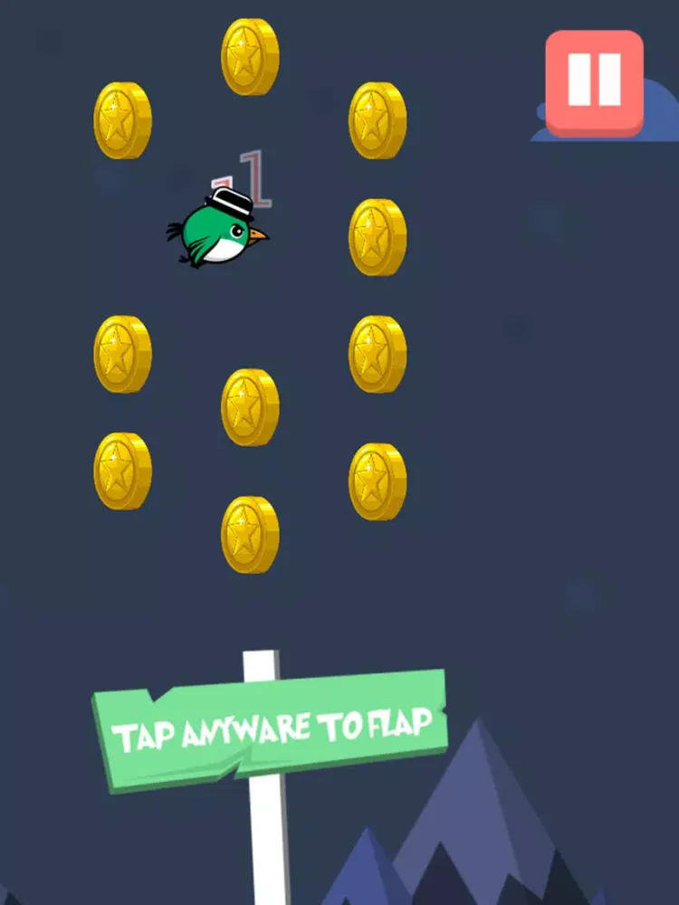 Ảnh chụp màn hình của Flappy Mizo iPad 