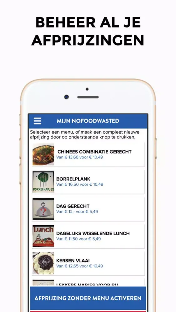 Ảnh chụp màn hình của NoFoodWasted: Management app