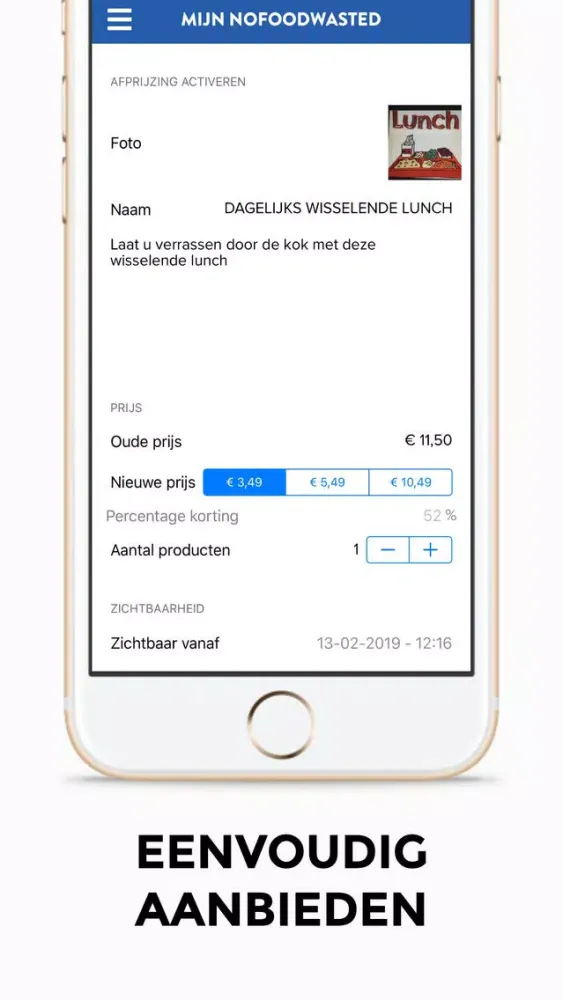 Ảnh chụp màn hình của NoFoodWasted: Management app