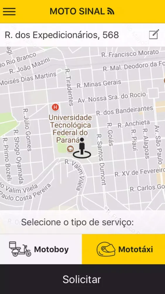 Zrzuty ekranu Moto Sinal Passageiro