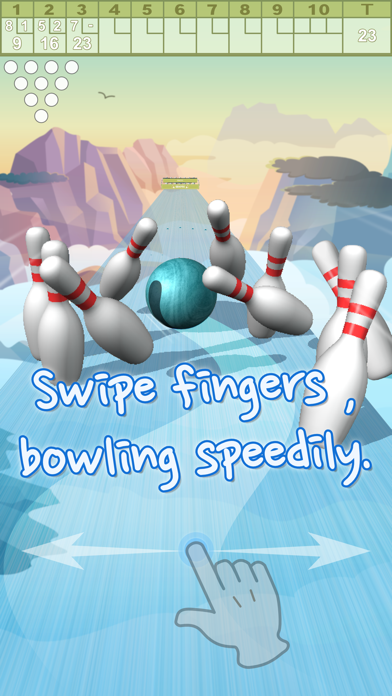 Tangkapan layar Speed Bowling