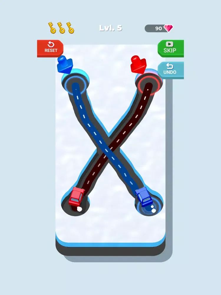 Capturas de tela do Draw Road 3D iPad 