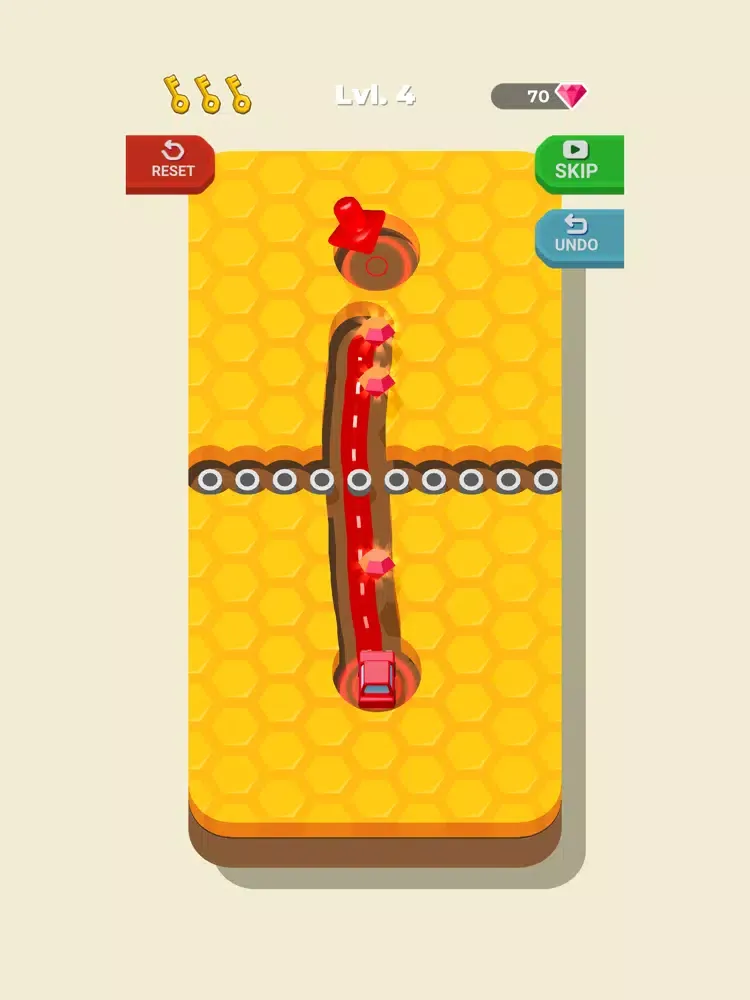 Capturas de tela do Draw Road 3D iPad 