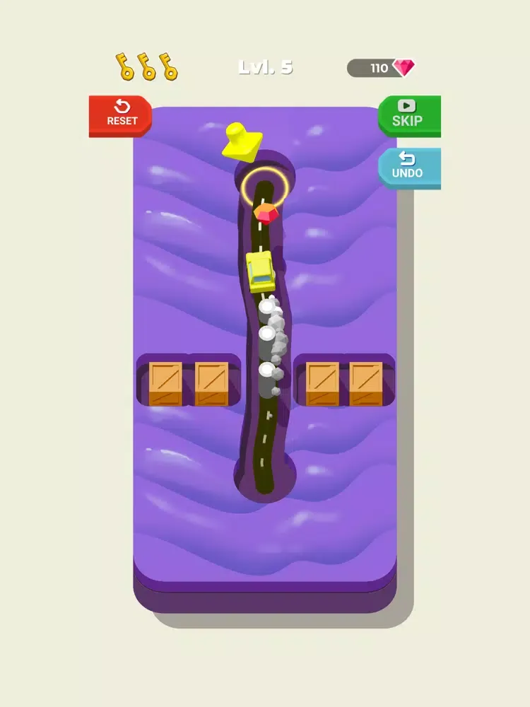 Capturas de tela do Draw Road 3D iPad 