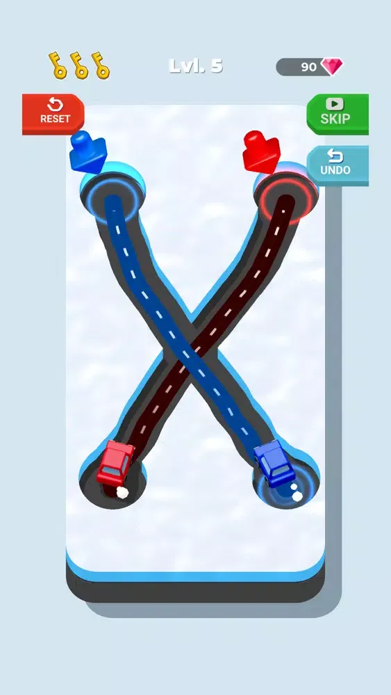 Capturas de tela do Draw Road 3D