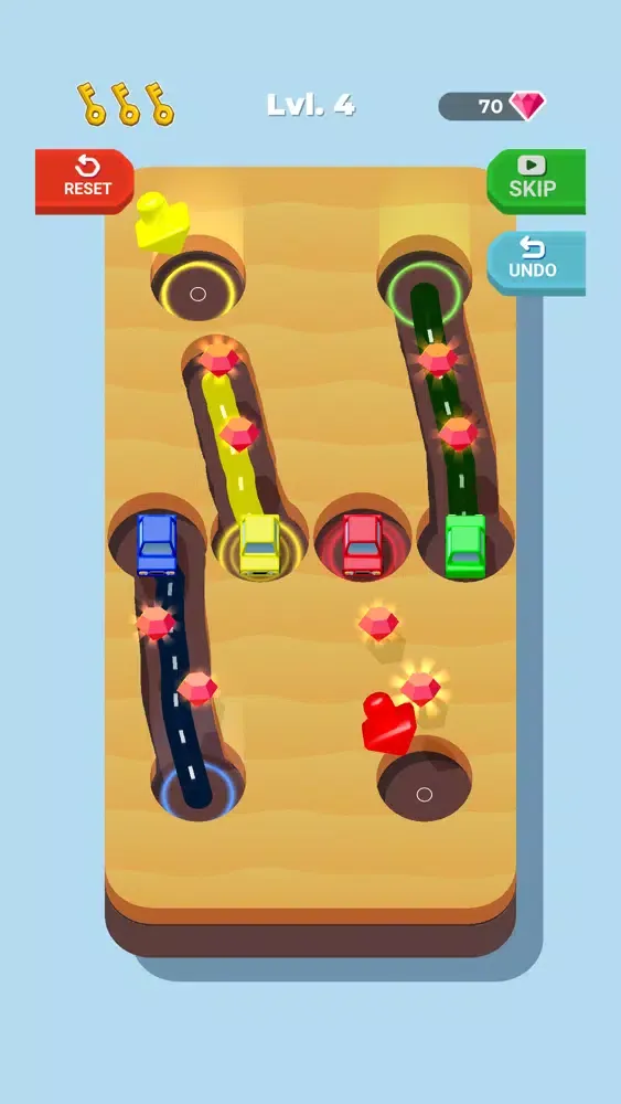 Capturas de tela do Draw Road 3D