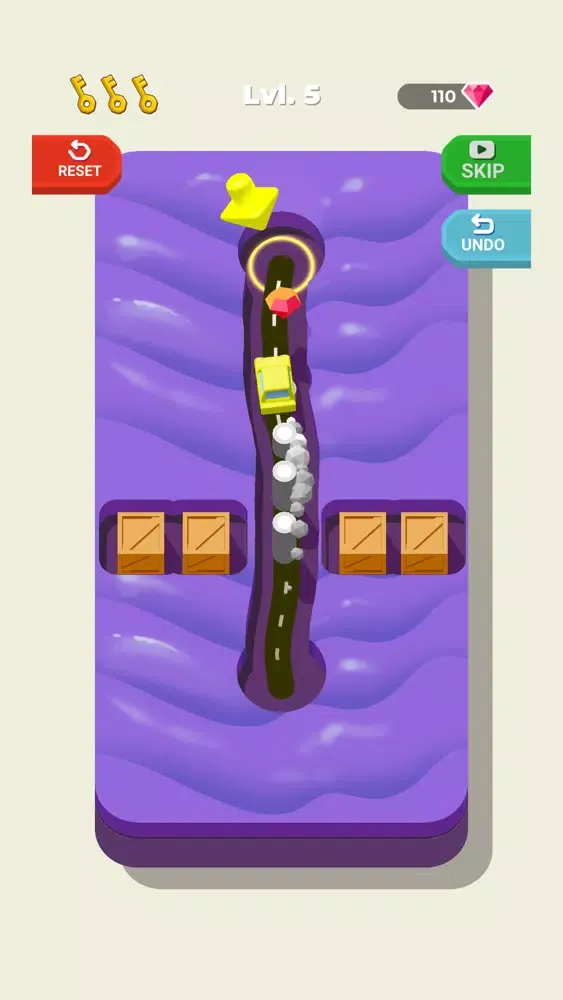 Capturas de tela do Draw Road 3D