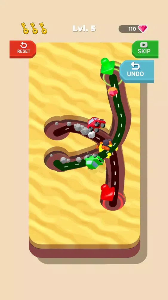 Capturas de tela do Draw Road 3D