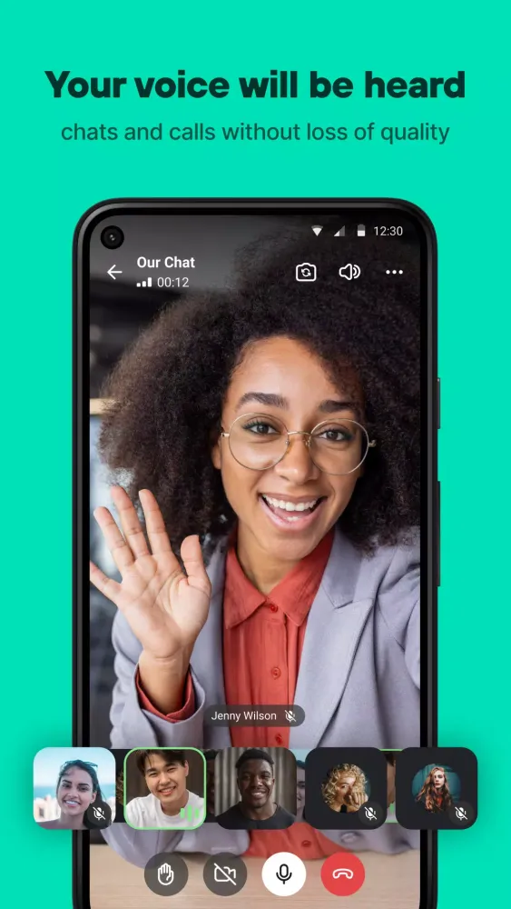 Capturas de pantalla de Online chat, calls - Gem Space