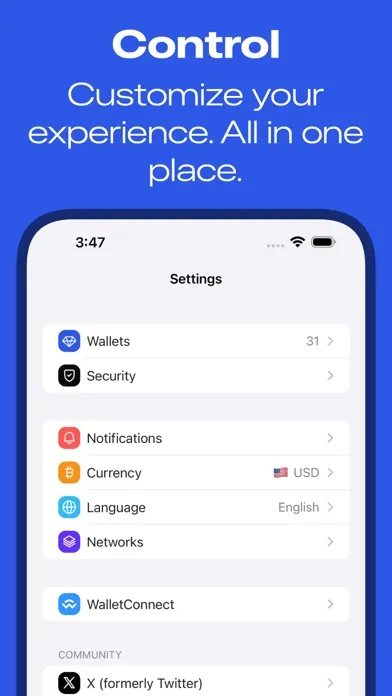 Gem Wallet - Crypto Bitcoin应用截图