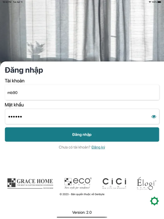 Tangkapan layar Thang Long Furniture iPad 