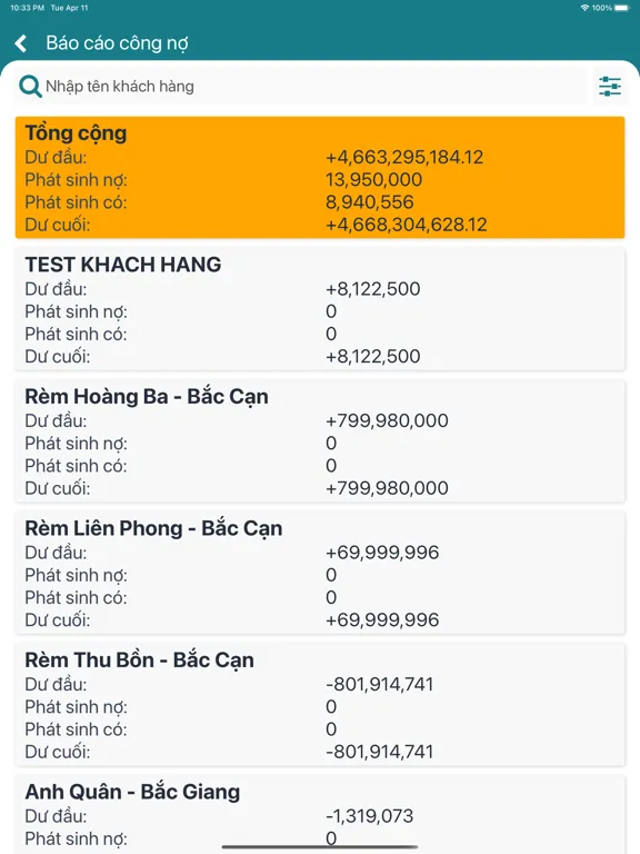 Tangkapan layar Thang Long Furniture iPad 