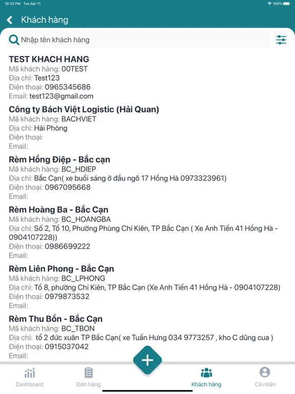 Tangkapan layar Thang Long Furniture iPad 