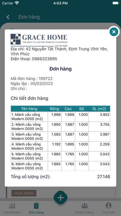 Tangkapan layar Thang Long Furniture