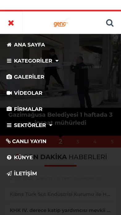 ภาพหน้าจอของ Kıbrıs Genç TV