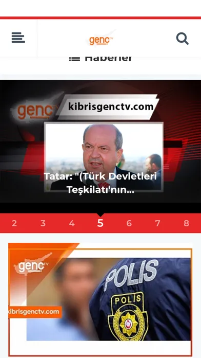 ภาพหน้าจอของ Kıbrıs Genç TV