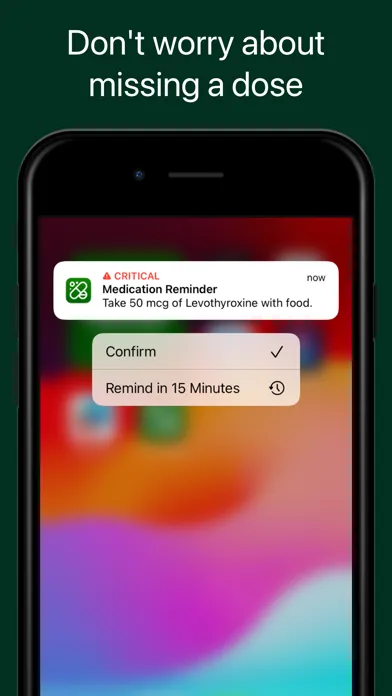 Captures d'écran de PillPrompt Daily Pill Reminder