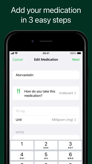 Captures d'écran de PillPrompt Daily Pill Reminder