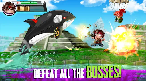 Ảnh chụp màn hình của Ramboat 2 Action Offline Game