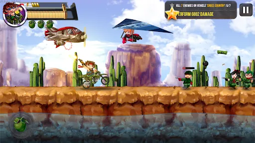 Ảnh chụp màn hình của Ramboat 2 Action Offline Game