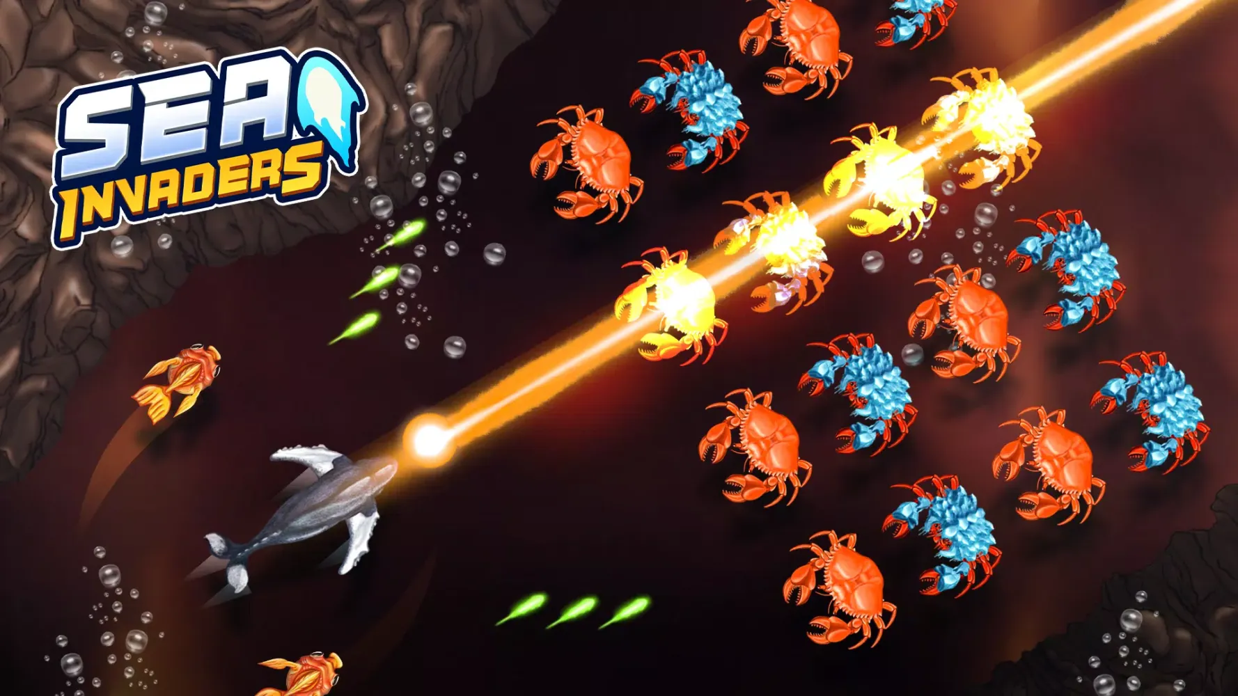 Captures d'écran de Sea Invaders