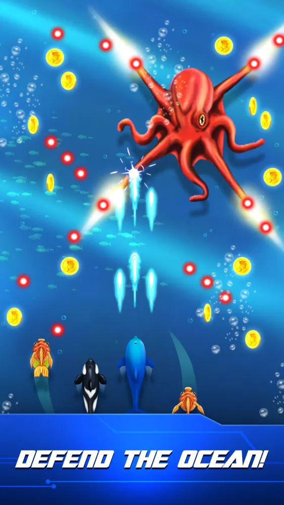 Captures d'écran de Sea Invaders