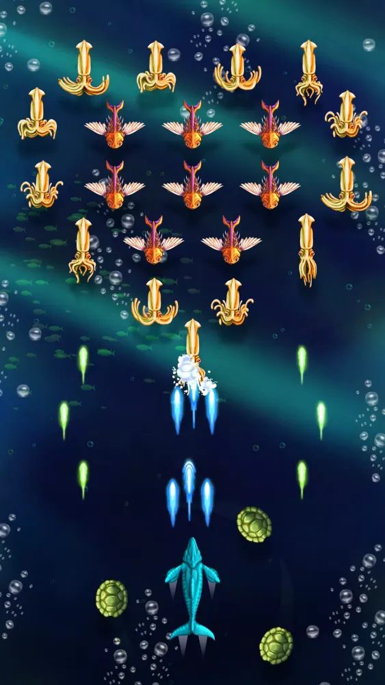 Captures d'écran de Sea Invaders