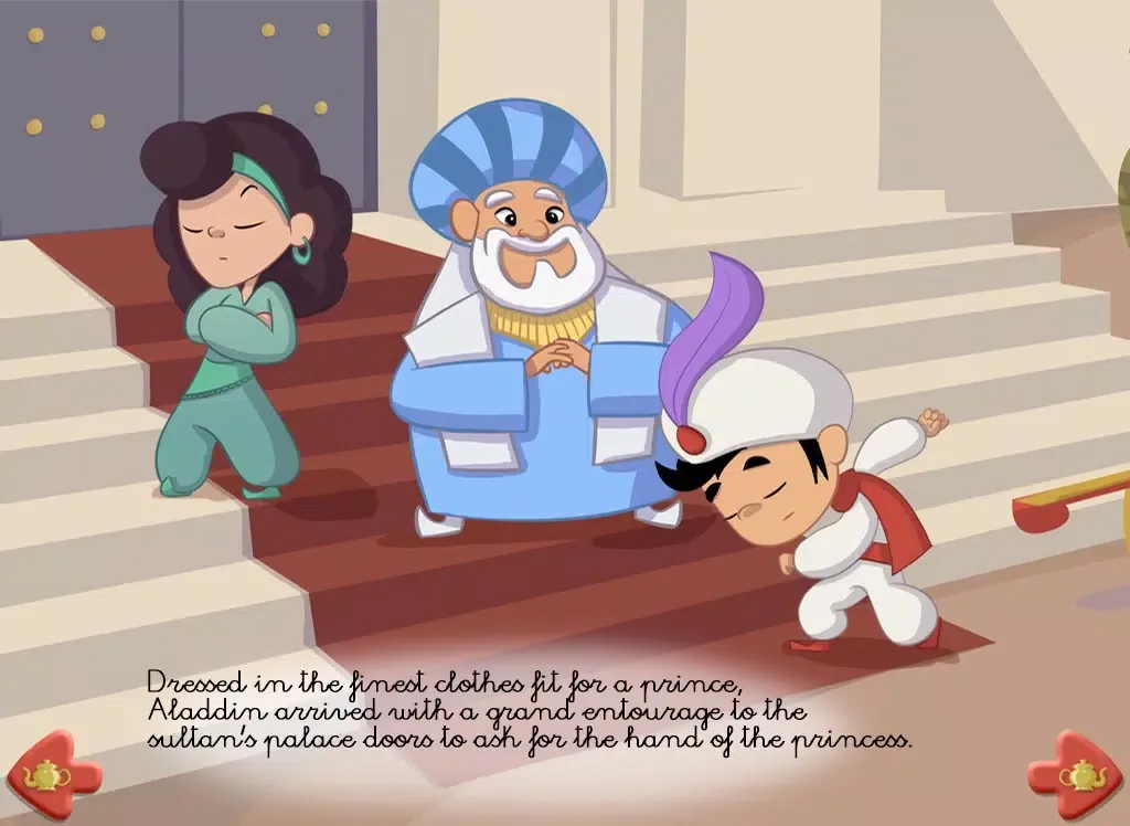 Ảnh chụp màn hình của Aladdin and the wonderful lamp - Free book for kids iPad 