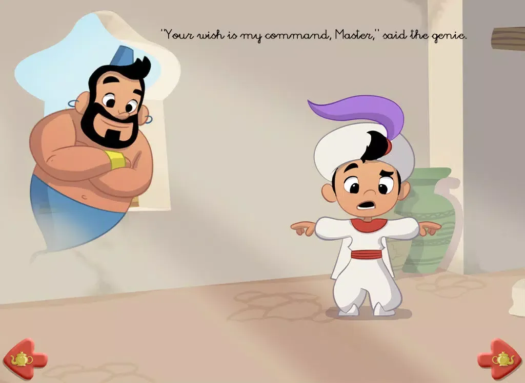 Ảnh chụp màn hình của Aladdin and the wonderful lamp - Free book for kids iPad 