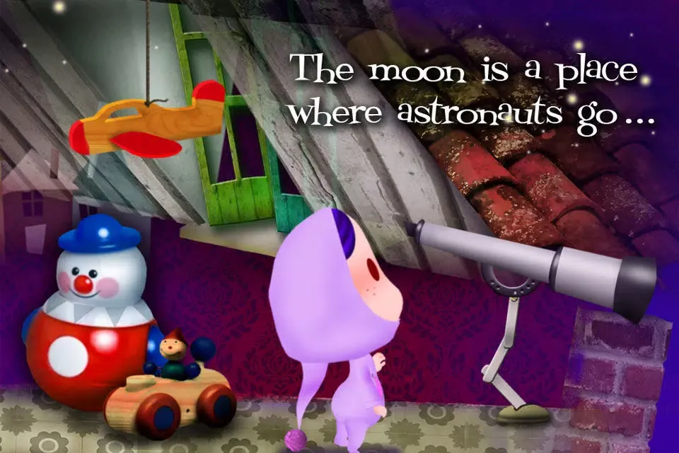 Tangkapan skrin Moon Secrets - free book for kids