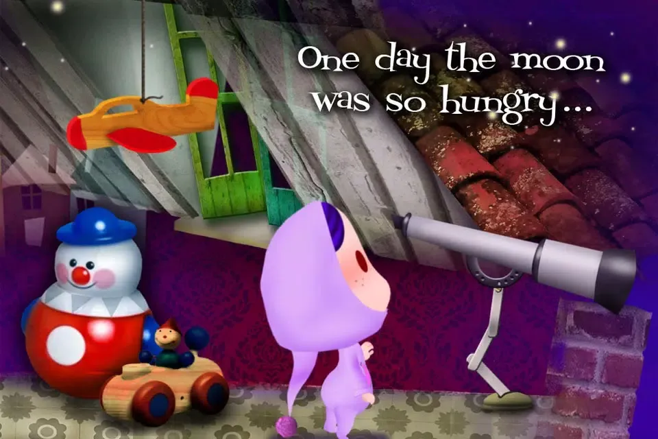 Tangkapan skrin Moon Secrets - free book for kids