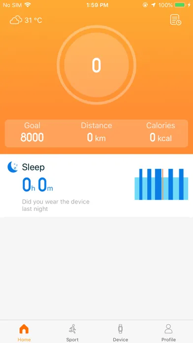 Screenshot di Smart Wristband 3