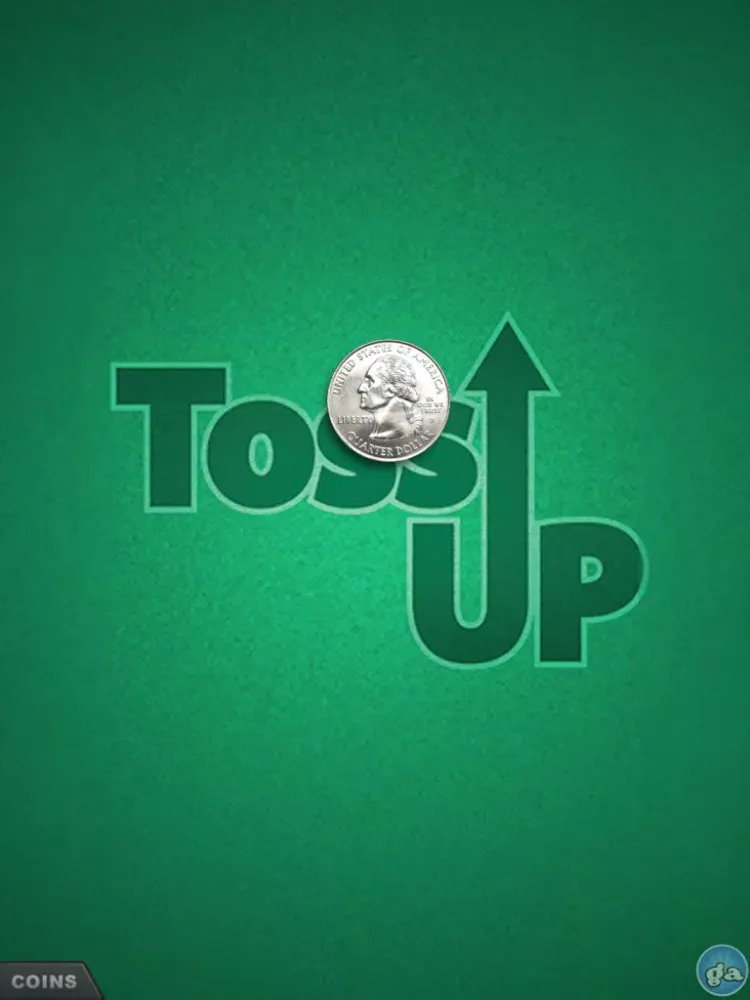 Toss-Up FREE - 3D Coin Flipping iPad  سکرین شاٹس
