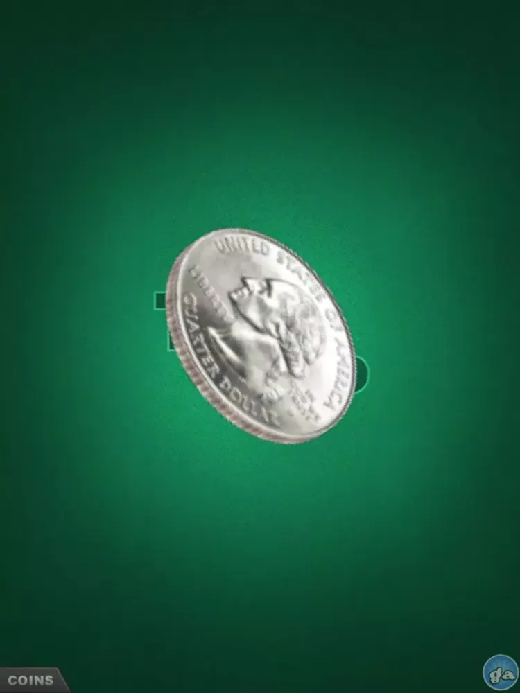 Toss-Up FREE - 3D Coin Flipping iPad  سکرین شاٹس