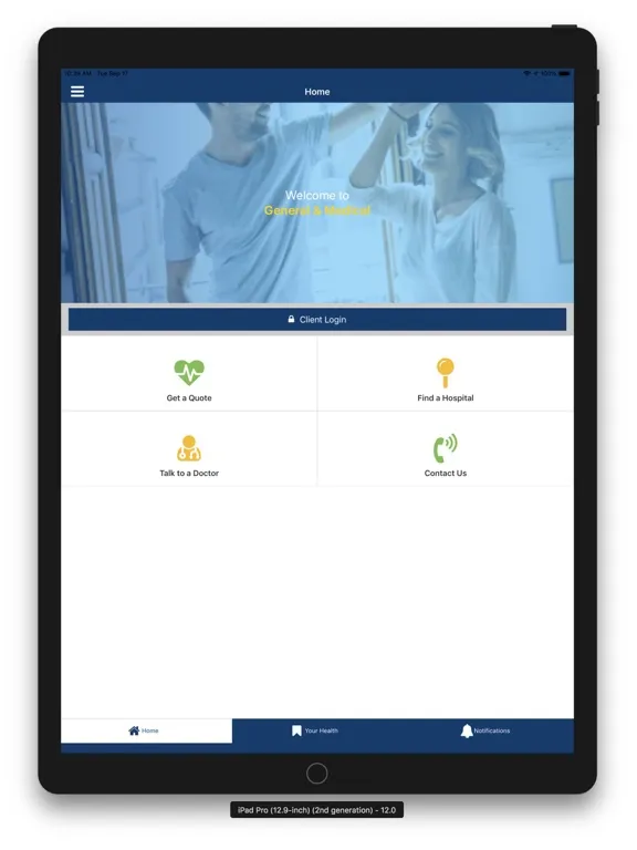 General and Medical Healthcare iPad  스크린샷