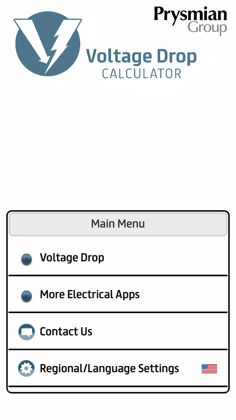 Prysmian Group Voltage Drop Screenshots