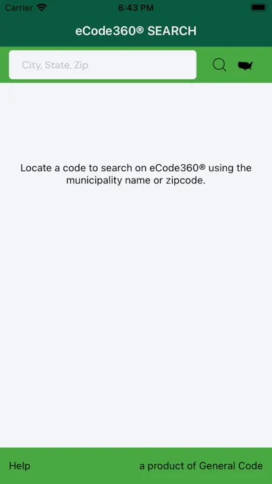 Screenshot di eCode Search