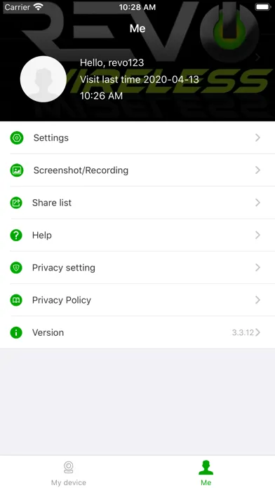 REVO Wireless Screenshots