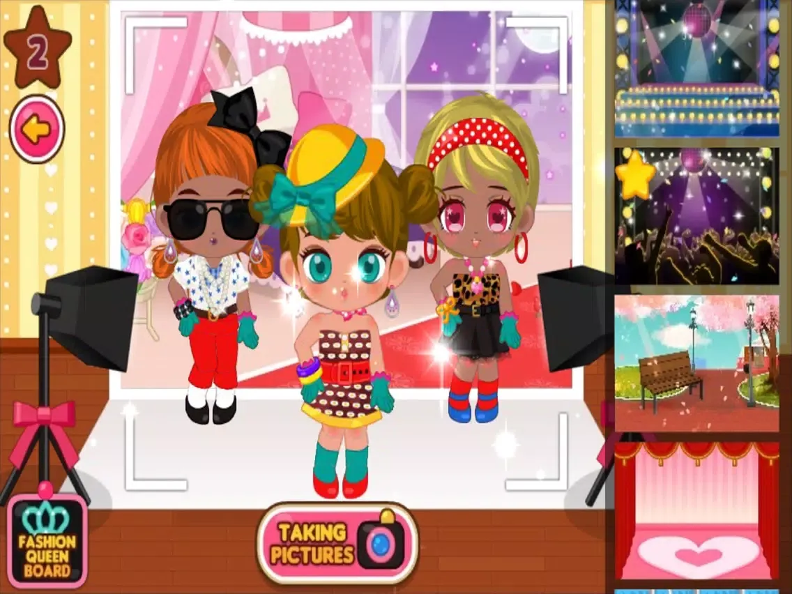 Tangkapan layar Princess Fashion Party - Dress Up Games iPad 