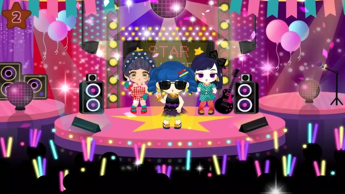 Tangkapan layar Princess Fashion Party - Dress Up Games