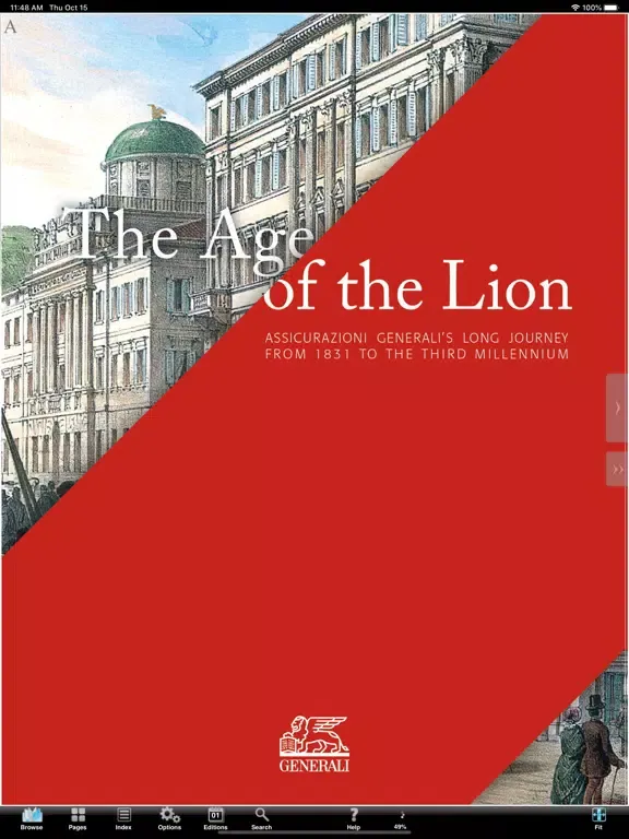 Capturas de tela do The Age of the Lion iPad 