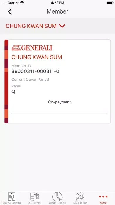 Zrzuty ekranu Generali We Care