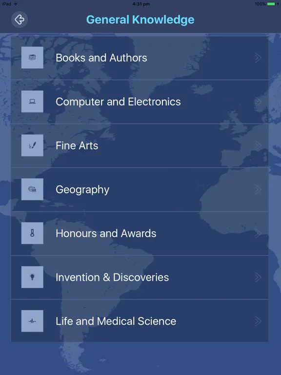 Скриншоты World General Knowledge NCERT iPad 