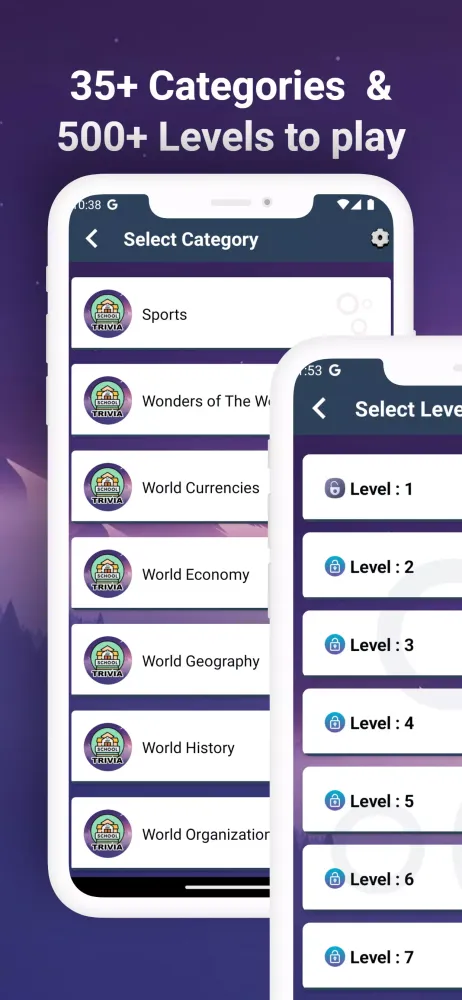 English Quizzes - GK Quiz App Ekran Görüntüleri